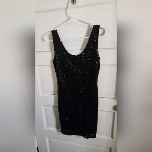 Rue21 Little Black Dress With Sequins Size S